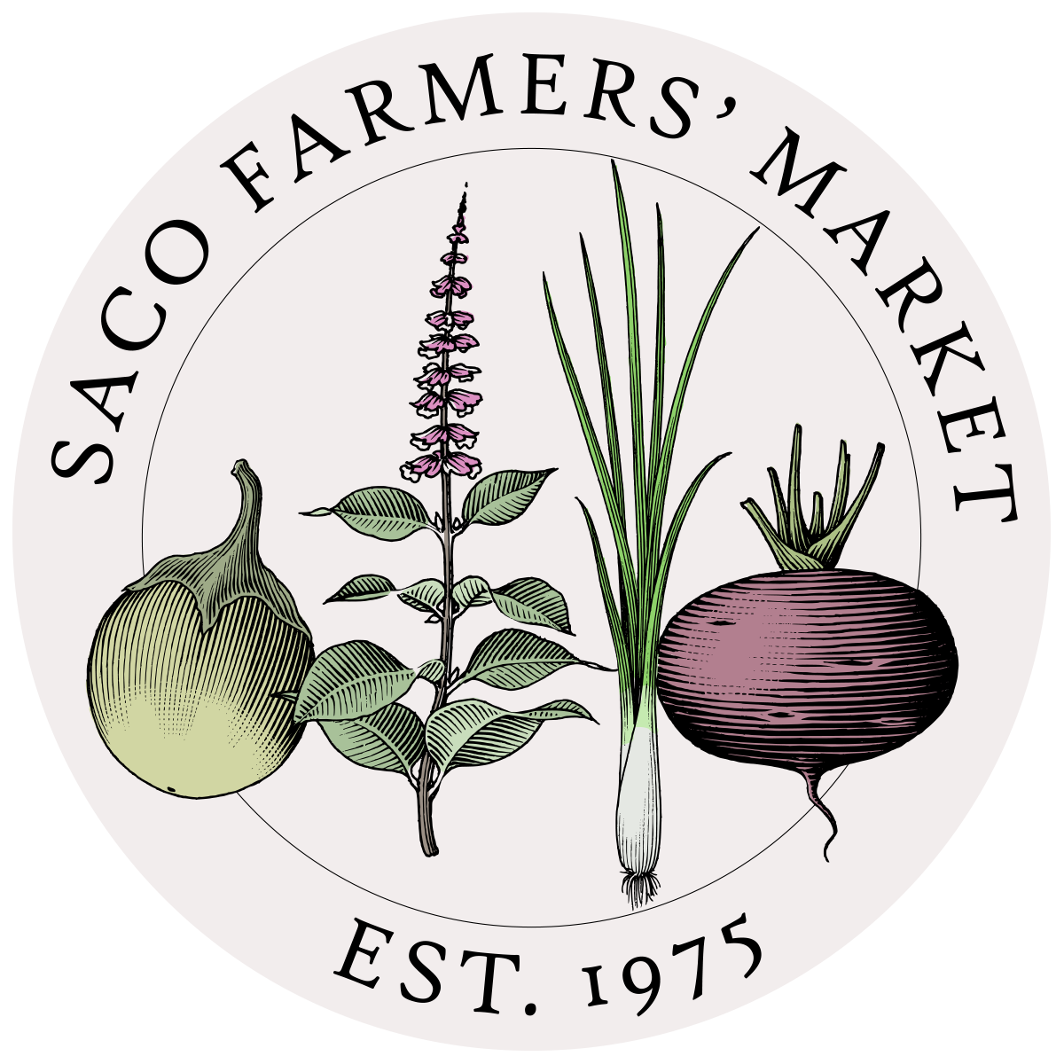 Saco Farmers Market badge